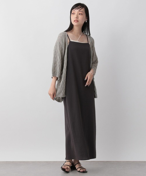 LOWRYS FARM(ローリーズファーム)の「スカシアミカシュクール6S 905207(カーディガン/ボレロ・レディース・グレー/アイボリー/イエロー・FREE)」の12枚目の写真
