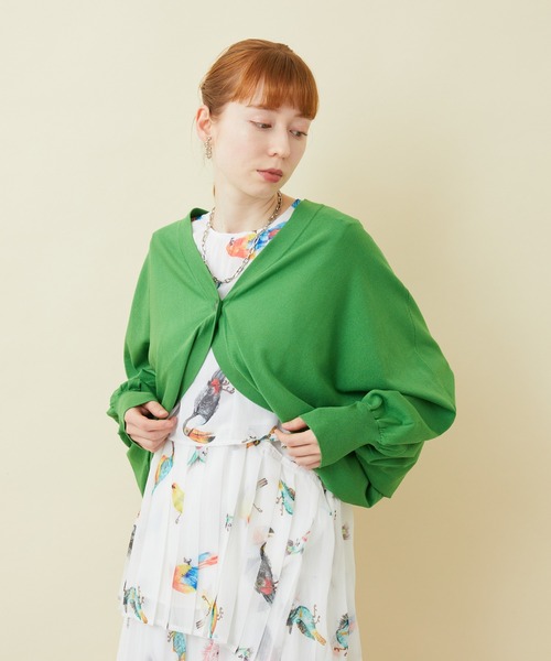 SUGAR ROSE（シュガーローズ）の「SUGAR ROSE ドルマンショートカーディガン（カーディガン/ボレロ）」 WEAR