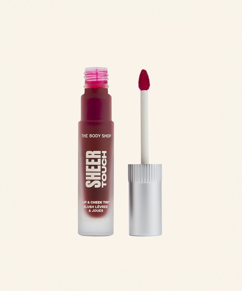 THE BODY SHOP(ザ・ボディショップ)の「シアータッチ リップ&チーク ティント(口紅/リップティント/グロス・レディース・ブルーム/パワー/フィール・FREE)」の2枚目の写真