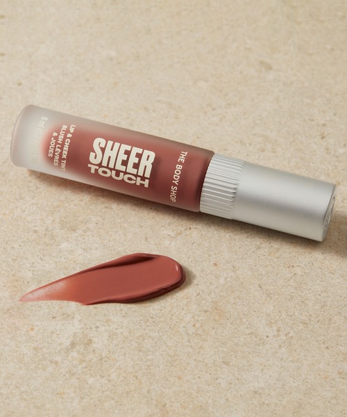 THE BODY SHOP(ザ・ボディショップ)の「シアータッチ リップ&チーク ティント(口紅/リップティント/グロス・レディース・ブルーム/パワー/フィール・FREE)」の4枚目の写真