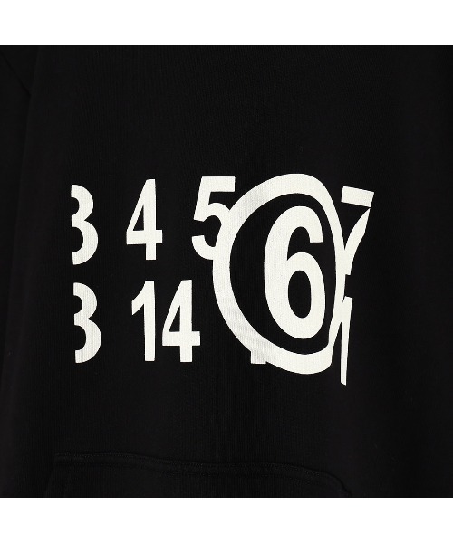 MM6 Maison Margiela（ｴﾑｴﾑｼｯｸｽ ﾒｿﾞﾝ ﾏﾙｼﾞｪﾗ）の「MM6 MAISON MARGIELA SWEATSHIRT S52GU0191（パーカー・メンズ・ブラック・SMALL/X-LARGE/LARGE）」の8枚目の写真
