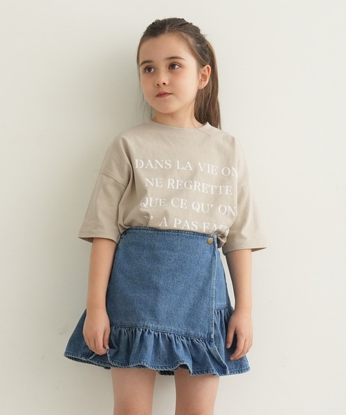 coca（coca）（コカ）の「キッズ 親子お揃い ビッグシルエット プリント Tシャツ（Tシャツ/カットソー・キッズ・D/B/A/C・110/140/130/120/100）」の2枚目の写真