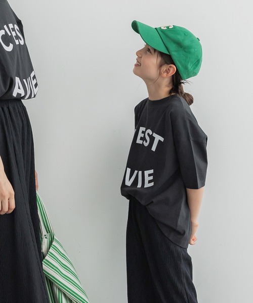 coca（coca）（コカ）の「キッズ 親子お揃い ビッグシルエット プリント Tシャツ（Tシャツ/カットソー・キッズ・D/B/A/C・110/140/130/120/100）」の11枚目の写真