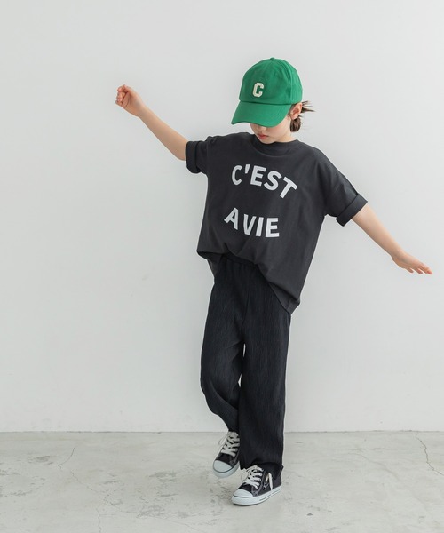 coca（coca）（コカ）の「キッズ 親子お揃い ビッグシルエット プリント Tシャツ（Tシャツ/カットソー・キッズ・D/B/A/C・110/140/130/120/100）」の12枚目の写真