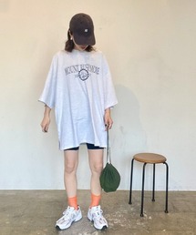 ビッグサイズロゴTシャツ(kiharu select) / ユニセックス オーバーサイズ ロゴT プリントT メンズライク 古着
