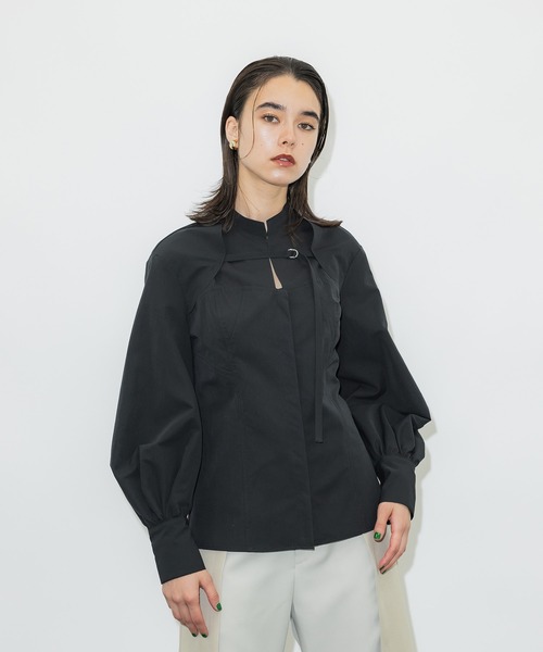 UNITED　TOKYO ジャガードコルセット シャツ　ブラウス UNITED TOKYO（ユナイテッドトウキョウ）の「レースコルセット