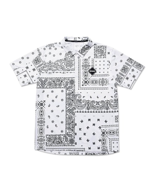 F.C.R.B Bristol WHOLE PATTERN S/S POLO Ｌ F.C.Real Bristol（エフシーレアルブリストル）の「WHOLE PATTERN S/S