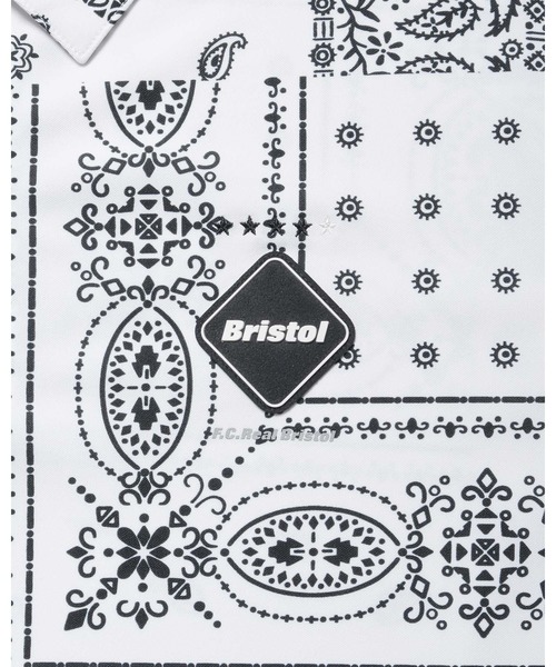 トップス F.C.Real Bristol WHOLE PATTERN S/S POLO F.C.Real Bristol（エフシーレアルブリストル）の「WHOLE PATTERN S/S