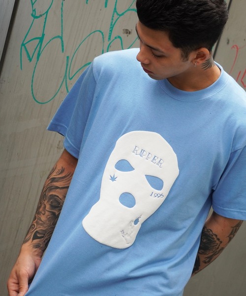 coolio Tシャツ　マスク　MASK ラップリマン RIPPER（リッパー）の「【RIPPER】マスク Tシャツ / Mask T