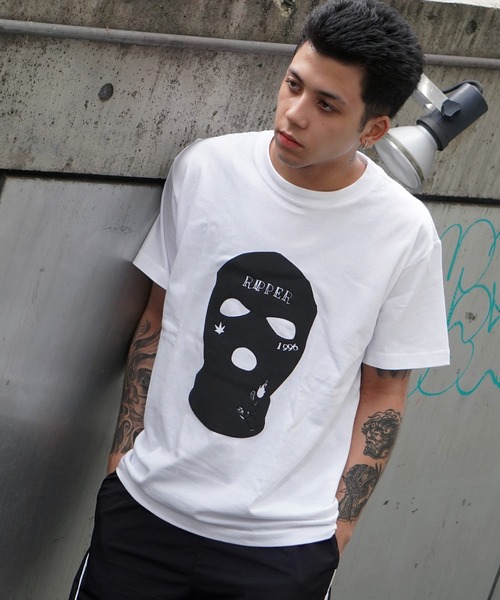 coolio Tシャツ　マスク　MASK ラップリマン RIPPER（リッパー）の「【RIPPER】マスク Tシャツ / Mask T
