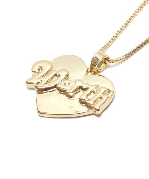 atmos pink（アトモスピンク）の「atmos pink メッセージロゴネックレス（ネックレス・レディース・シルバー/ゴールド・FREE）」の2枚目の写真