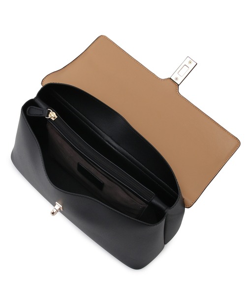 VIS（ビス）の「【軽量】【2WAY】ひねり金具ワンハンドルショルダーバッグ（ハンドバッグ・レディース・ベージュ/ダークブラウン/ブラック・FREE）」の8枚目の写真