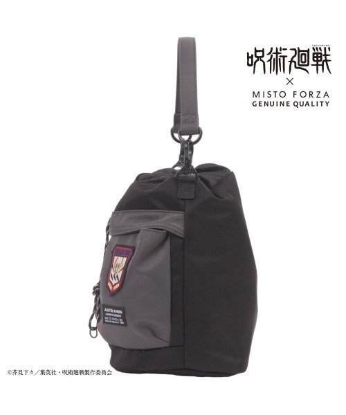 Misto Forza(ミストフォルツァ)の「呪術廻戦 2WAYショルダーバッグ(ショルダーバッグ・メンズ・ブラック×ブラック/ブラック・フリ-)」の8枚目の写真