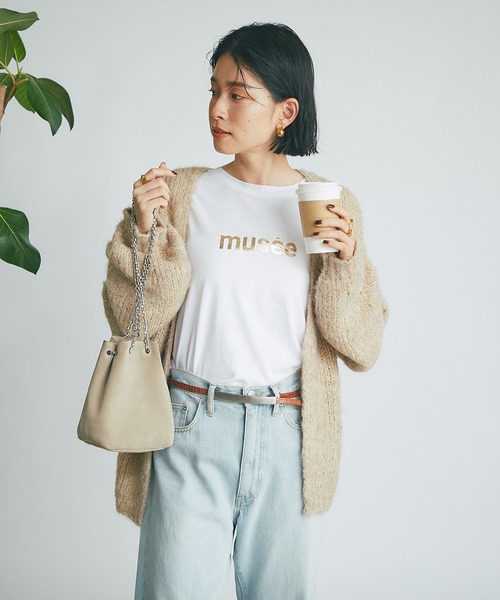 RIVE DROITE(リヴドロワ)の「ローゲージルーズカーディガン(カーディガン/ボレロ・レディース・ベージュ/グレー・FREE)」の13枚目の写真