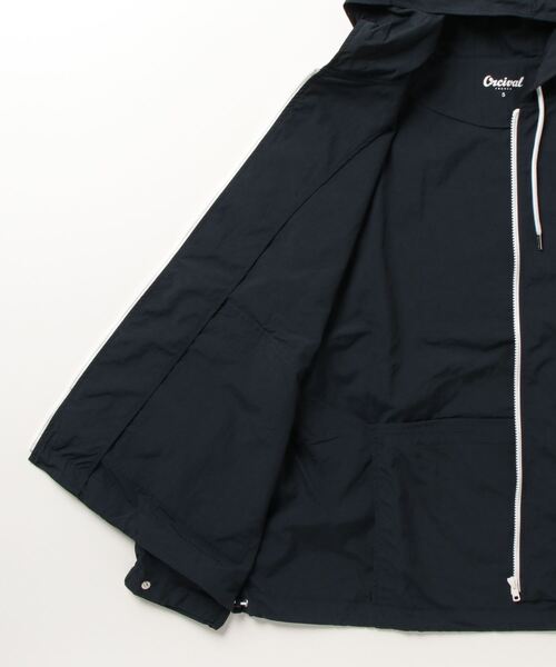 ORCIVAL（オーシバル）の「ORCIVAL/オーシバル　ジップジャケット ZIP JACKET OR-A0333 ONB（パーカー・メンズ・グリーン/ネイビー/ベージュ・4/5）」の5枚目の写真