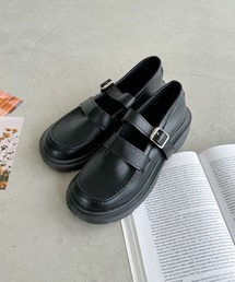 CLEA | ベルト付き厚底ローファー(ローファー)