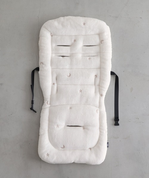 PUPPAPUPO（プッパプーポ）の「ベビーカーシート クッション 【フランネル】（ベビーカー/ベビーカー用品・キッズ・アイボリー/ピンク/ホワイト系その他/グレー/モカ/グリーン/ホワイト系その他2/ベビーピンク/ブラウン系その他・FREE）」の12枚目の写真