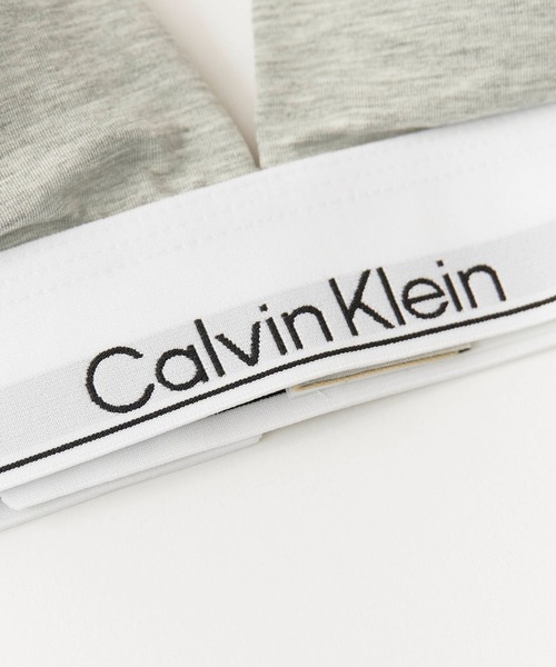 Calvin Klein（カルバン・クライン）の「Calvin Klein/カルバンクライン LGHT LINED TRIANGLE トライアングル ブラ 2026年春夏（スポーツブラ・レディース・ライム/ブラック/グレー/ホワイト・L/M/S/XS）」の15枚目の写真