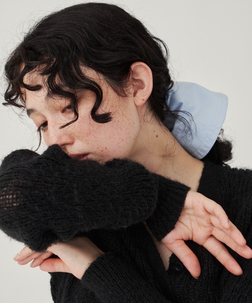 GIUNON（ジウノン）の「big frill chouchou / ビッグフリルシュシュ（シュシュ・レディース・ホワイト/ライトブルー/イエロー/ブラック・FREE）」の9枚目の写真