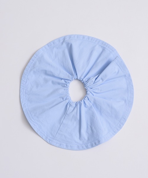 GIUNON（ジウノン）の「big frill chouchou / ビッグフリルシュシュ（シュシュ・レディース・ホワイト/ライトブルー/イエロー/ブラック・FREE）」の12枚目の写真