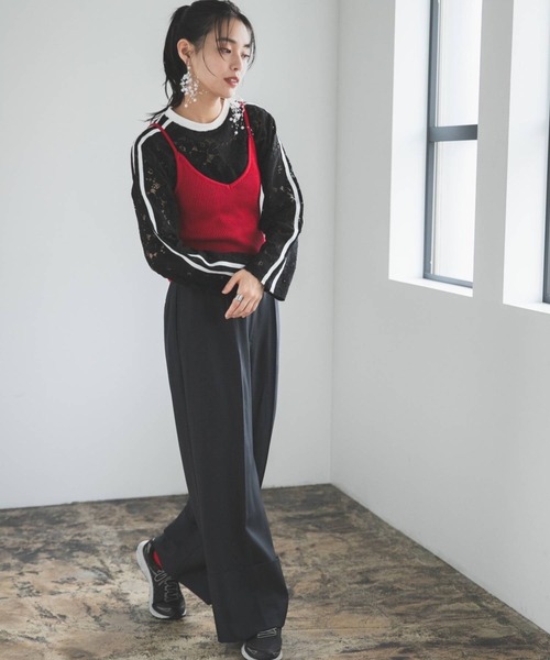 bohmal（ボマール）の「ロールアップスラックスパンツ（スラックス・レディース・カーキ/チャコールグレー/モカ・MEDIUM）」の22枚目の写真