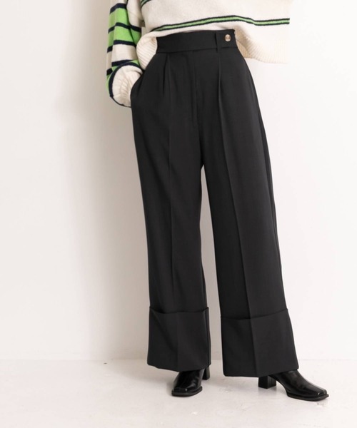 bohmal（ボマール）の「ロールアップスラックスパンツ（スラックス・レディース・カーキ/チャコールグレー/モカ・MEDIUM）」の16枚目の写真
