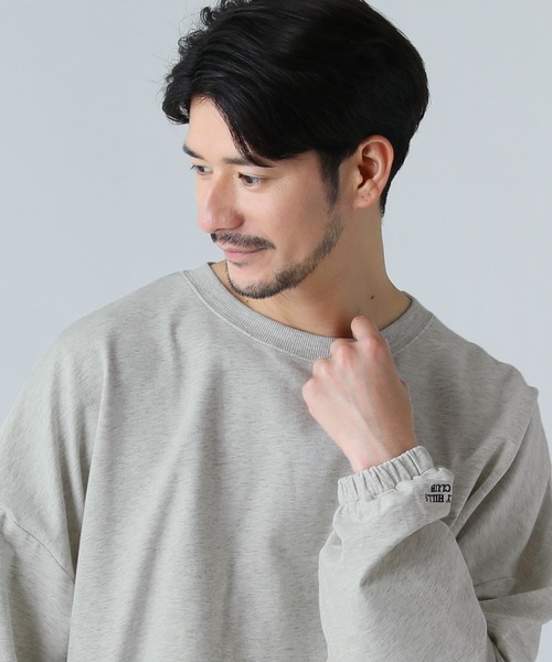 BEVERLY HILLS POLO CLUB(ビバリーヒルズポロクラブ)の「【BEVERLY HILLS POLO CLUB】ミニ裏毛裾ドローコードクルートレーナー(スウェット・メンズ・アッシュグレー/ダークグリーン/ブルー/オフホワイト/チャコール/ネイビー・M/L/LL)」の21枚目の写真