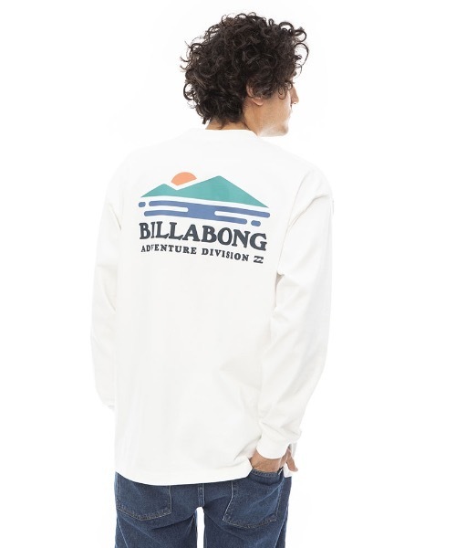 BILLABONG（ビラボン）の「BILLABONG メンズ RANGE ロンＴ 【2023年秋冬モデル】/ビラボンブランドロゴバックプリントロングスリーブTシャツ（Tシャツ/カットソー・メンズ・ブラック/ホワイト/アイボリー・MEDIUM/X-LARGE/LARGE）」の5枚目の写真