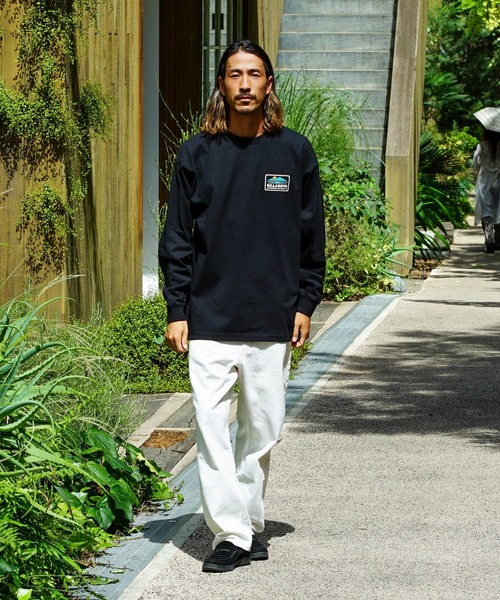 BILLABONG（ビラボン）の「BILLABONG メンズ RANGE ロンＴ 【2023年秋冬モデル】/ビラボンブランドロゴバックプリントロングスリーブTシャツ（Tシャツ/カットソー・メンズ・ブラック/ホワイト/アイボリー・MEDIUM/X-LARGE/LARGE）」の18枚目の写真