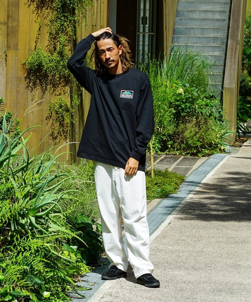 BILLABONG（ビラボン）の「BILLABONG メンズ RANGE ロンＴ 【2023年秋冬モデル】/ビラボンブランドロゴバックプリントロングスリーブTシャツ（Tシャツ/カットソー・メンズ・ブラック/ホワイト/アイボリー・MEDIUM/X-LARGE/LARGE）」の19枚目の写真