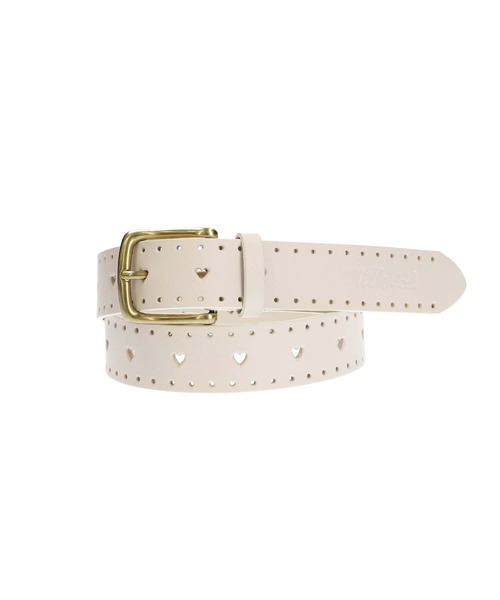 MILKFED.(ミルクフェド)の「HEART BELT(ベルト・レディース・ブラック/ブラウン/オフホワイト・ONE SIZE)」の2枚目の写真