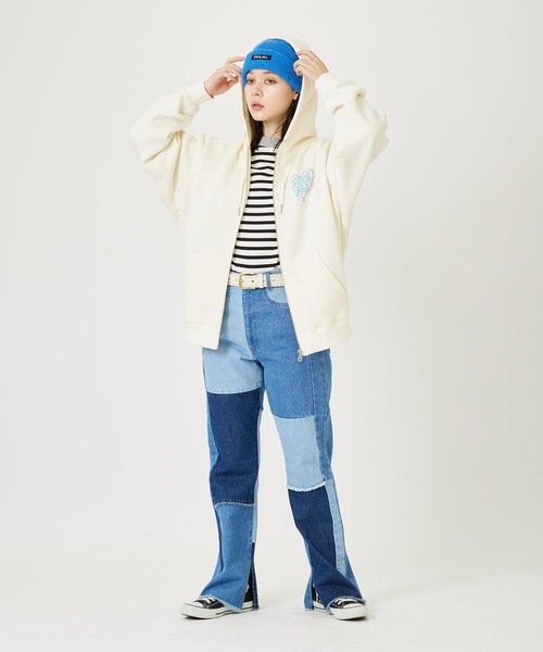 MILKFED.(ミルクフェド)の「HEART BELT(ベルト・レディース・ブラック/ブラウン/オフホワイト・ONE SIZE)」の13枚目の写真