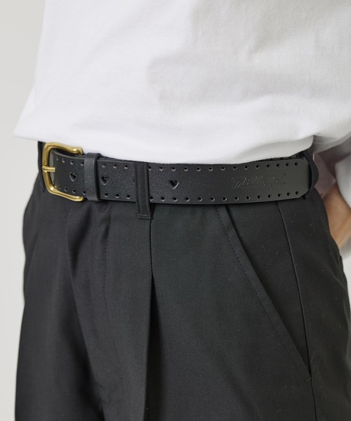 MILKFED.(ミルクフェド)の「HEART BELT(ベルト・レディース・ブラック/ブラウン/オフホワイト・ONE SIZE)」の7枚目の写真