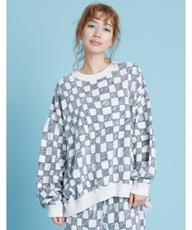 Little sunny bite（リトルサニーバイト）の「【Little sunny bite】Checker sweat top（スウェット）」