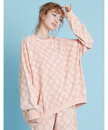 Little sunny bite（リトルサニーバイト）の「【Little sunny bite】Checker sweat top（スウェット）」
