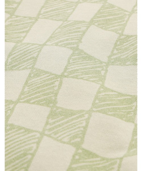 Little sunny bite(リトルサニーバイト)の「【Little sunny bite】Checker sweat top(スウェット・レディース・グリーン/ピンク/ホワイト・MEDIUM/SMALL)」の9枚目の写真