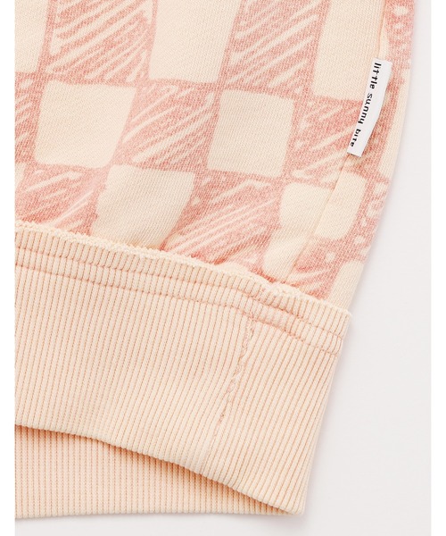 Little sunny bite(リトルサニーバイト)の「【Little sunny bite】Checker sweat top(スウェット・レディース・グリーン/ピンク/ホワイト・MEDIUM/SMALL)」の18枚目の写真