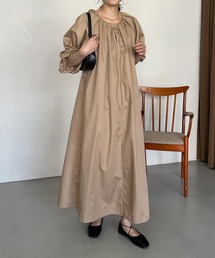 CAPRICIEUX LE'MAGE | 【サイズ展開あり】タックフレアワンピース(ワンピース)