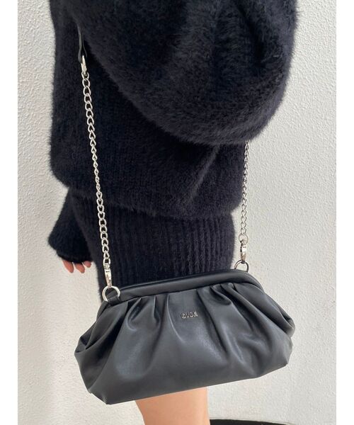 GYDA（ジェイダ）の「タッククラッチ2WAY バッグ（クラッチバッグ・レディース・ブラック/グリーン/オフホワイト・FREE）」の3枚目の写真