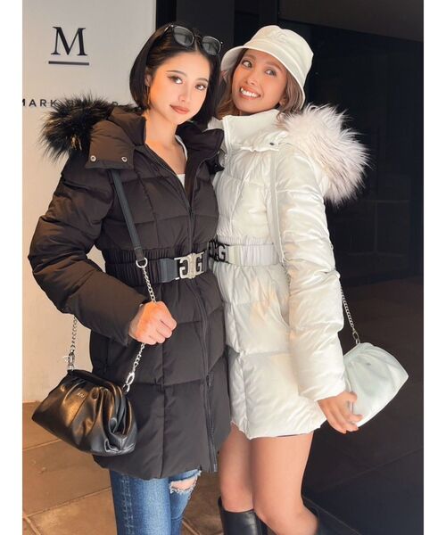 GYDA（ジェイダ）の「タッククラッチ2WAY バッグ（クラッチバッグ・レディース・ブラック/グリーン/オフホワイト・FREE）」の4枚目の写真