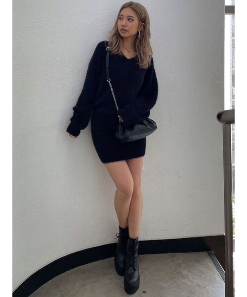 GYDA（ジェイダ）の「タッククラッチ2WAY バッグ（クラッチバッグ・レディース・ブラック/グリーン/オフホワイト・FREE）」の9枚目の写真