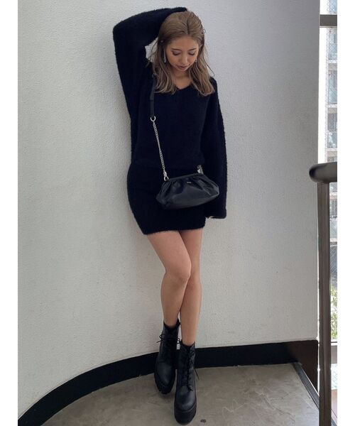 GYDA（ジェイダ）の「タッククラッチ2WAY バッグ（クラッチバッグ・レディース・ブラック/グリーン/オフホワイト・FREE）」の10枚目の写真