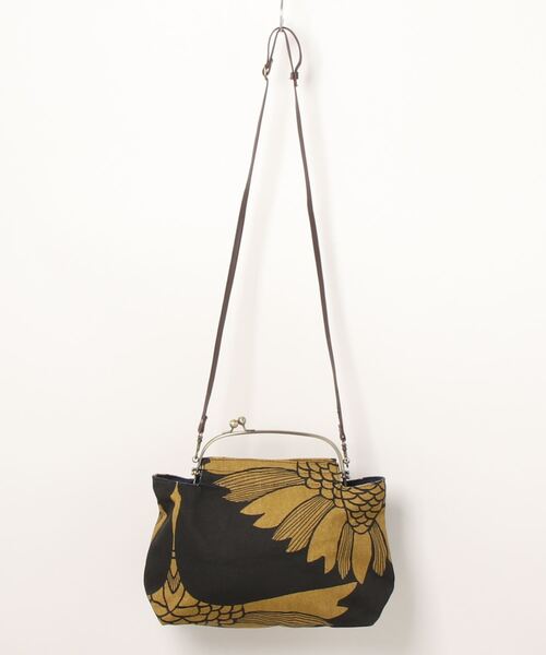 カヤ（カヤ）の「【カヤ】飛翔 がま口ショルダーバッグ（ショルダーバッグ・レディース・グリーン/レッド/イエロー/ホワイト・FREE）」の5枚目の写真