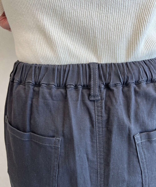 studio CLIP（スタディオクリップ）の「《days》ピケナロースカート（スカート・レディース・スモーク/オフホワイト/ブラック・MEDIUM/LARGE）」の15枚目の写真