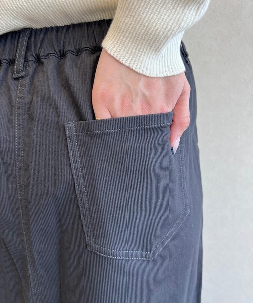 studio CLIP（スタディオクリップ）の「《days》ピケナロースカート（スカート・レディース・スモーク/オフホワイト/ブラック・MEDIUM/LARGE）」の17枚目の写真