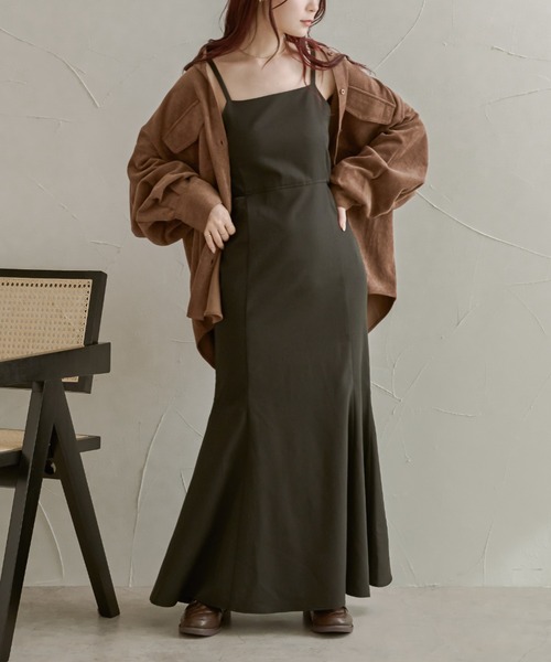 Ambre Neige(アンブルネージュ)の「コーデュロイシャツ/WEB/EC限定商品(シャツ/ブラウス・レディース・ダークブラウン/アイボリー/ライトベージュ・FREE)」の20枚目の写真