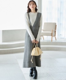 miclat | 大きいサイズ　アシンメトリージャンパースカート　miclat(ジャンパースカート)