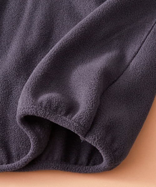 SHISKY（シスキー）の「SHISKY / シスキー ビッグシルエット マイクロフリース サイドライン ワンポイント 刺繍 ロゴ ハーフジップ スウェット トレーナー キッズ（スウェット・キッズ・パープル/ネイビー/チャコール/ライトグレー/ブラック/オレンジ・120/140/160/150/130/110）」の10枚目の写真