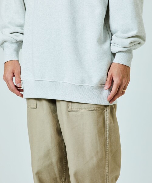 FREAK'S STORE（フリークスストア）の「FREAK’S STORE/フリークスストア 15oz HEAVY WEIGHT CREW NECK SWT/15オンス ヘビーウェイト クルーネックスウェット/リラックスフィット/USAコットン（スウェット・メンズ・チャコールグレー/ベージュ/ライトグレー/グレー/グリーン/ブラック・SMALL/MEDIUM/LARGE）」の15枚目の写真