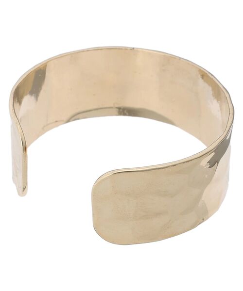 YECCA VECCA(イェッカヴェッカ)の「テクスチャーメタルワイドバングル(バングル/リストバンド・レディース・ゴールド/シルバー・FREE)」の8枚目の写真